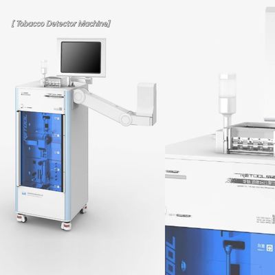 COAS 1.2m نظام اختبار أخذ العينات مسافة الإرسال ، جهاز كشف التبغ 10000 قطعة / دقيقة